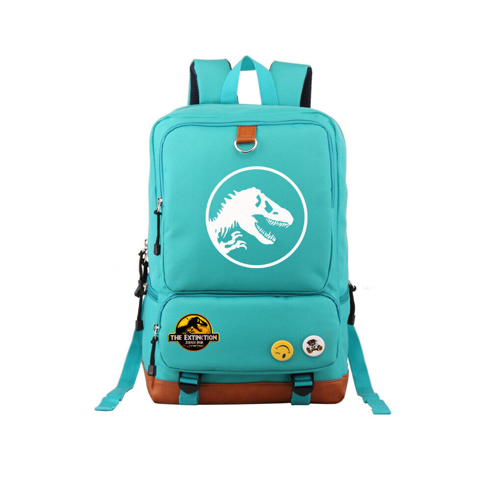 (Jurassic World Park Green Bag) Jurassic Park World Backpack Rucksack School Bag