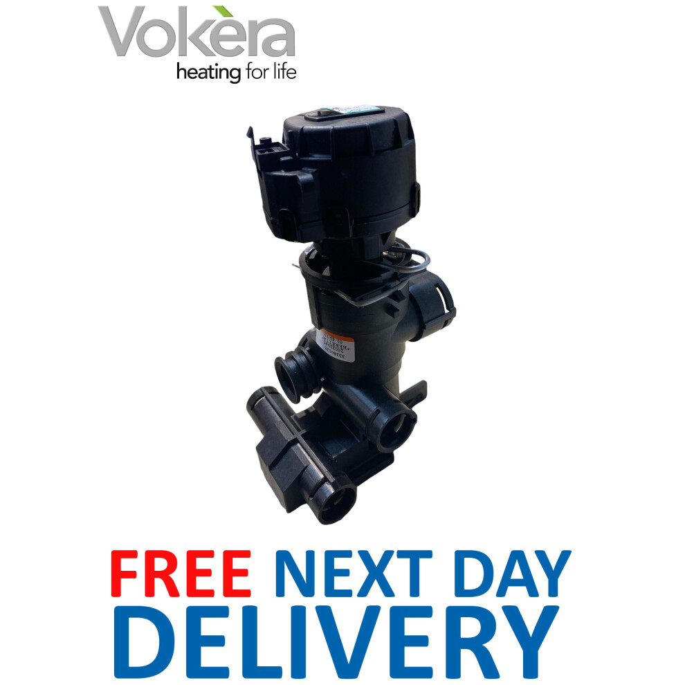 Vokera Compact 25/29 Kw 3 Way Diverter Valve Manifold, Cartridge & Actuator 20034037 7625858682661
