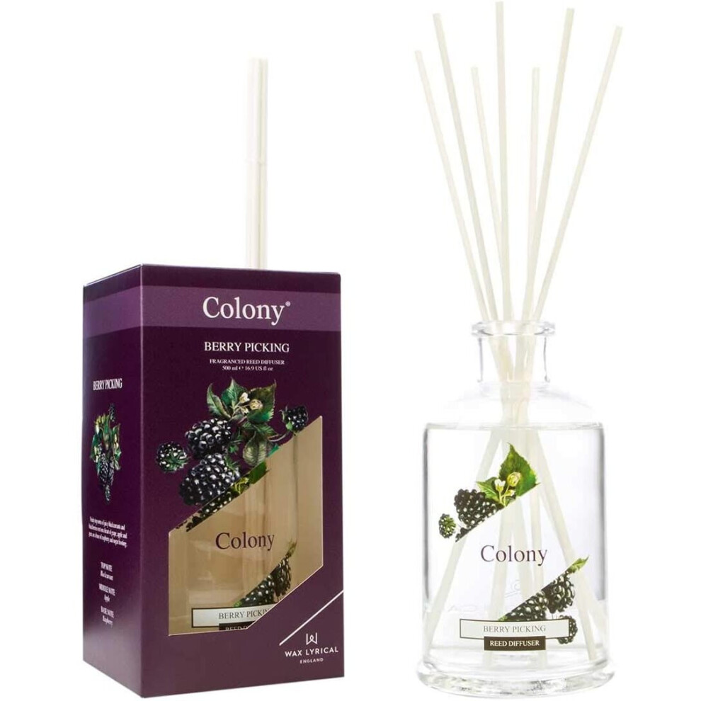 Wax Lyrical 500ml Reed Diffuser Set Berry Picking