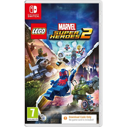 Nintendo LEGO Marvel Super Heroes 2: Code-in-Box (Nintendo Switch) - 18 Marvel Locations, Time-Travel Powers & Iconic Heroes