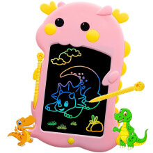 (Pink) Kids Lcd Writing Tablet Dinosaur Drawing Board Scribble Doodle Pad Children Toy Gifts