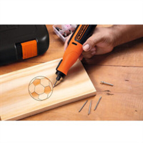 Black + Decker BLACK + DECKER 8V MULTIFUNKTIONSSLIBER + 52 STK. TILBEHØR BCRT8IK 1