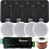 Loops Bar Restaurant Bluetooth 8x Ceiling & Black Speakers Wireless Background Amp Kit 1