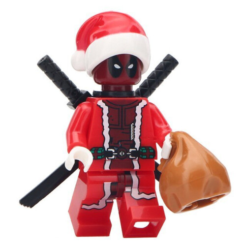 Weihnachts-Deadpool-Minifigur 2