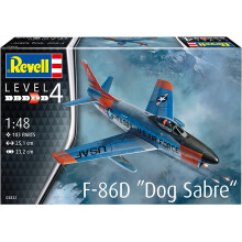 Maquette de l'avion F-86D Dog Sabre Revell 03832 1:48