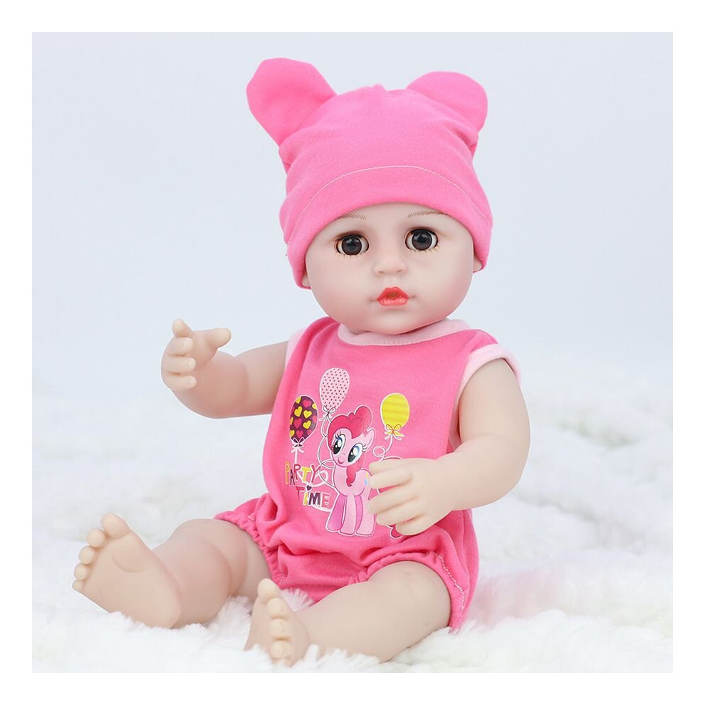 (Bareheaded) 14.9in Newborn  Reborn Dolls Real Life Soft Silicone  Handmade Realistic