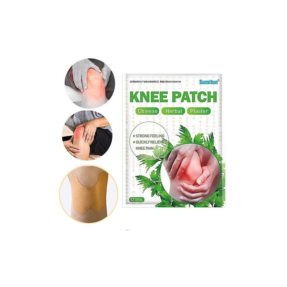 12pcs Knee Pain Relief Patches Knee Joint Ache Plaster Rheumatoid Arthritis Sticker