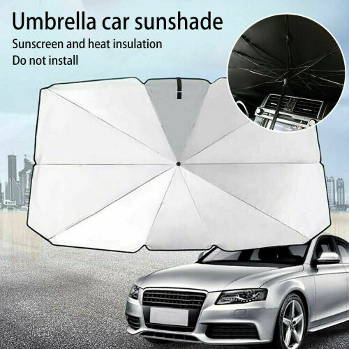 Car Windshield Sun Shade Umbrella Car Front Window Cover Foldable 2