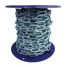 (8.0mm, 10m) Galvanized Steel Chain | Strong, Heavy Duty, Zinc Plated Welded Security Links