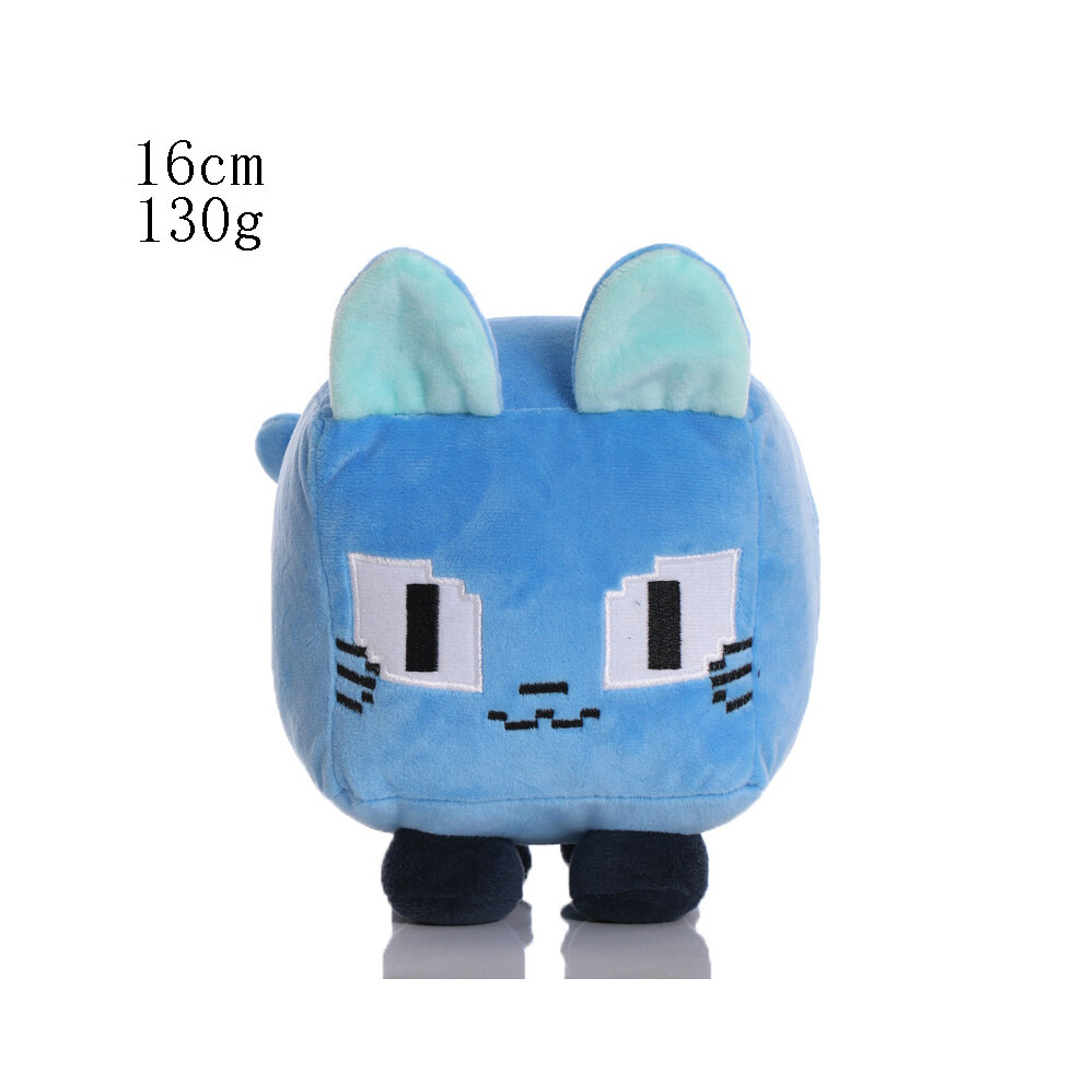 (Deep ) New Robloxing Pet Simulator X Huge Big Games Cat Plush Toys Blue