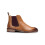 (8) Mens Tan Leather Retro Smart Causal Chelsea Boots 1