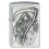 Zippo Zippo 200 Reapers Curse Emblem Chrome Brushed windproof lighter 1
