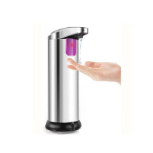 280ml Automatic Soap Dispenser Sanitizer Hands Free IR Sensor Touchless Silver