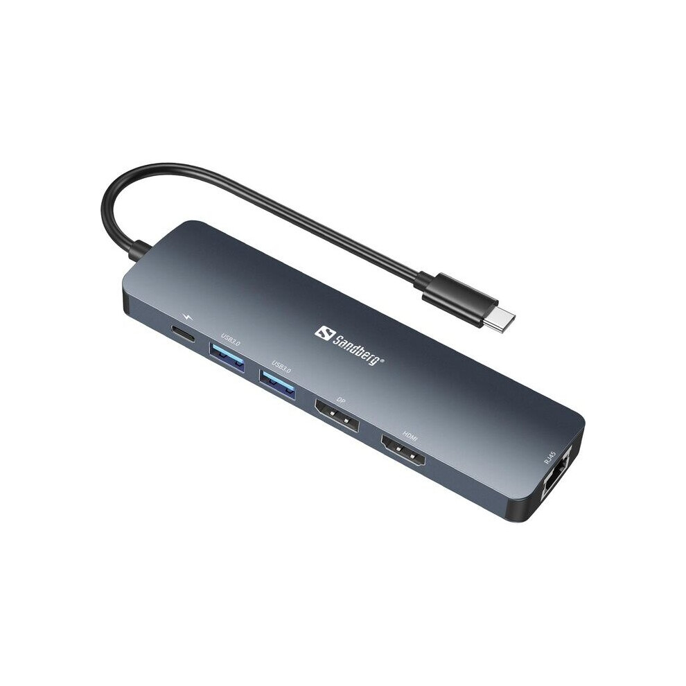 Sandberg 136-43 Usb-C 8K Display Dock 136-43 5705730136436