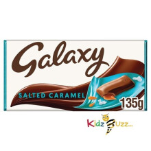 (Pack of 1) Galaxy Salted Caramel Chocolate Bar, 135 g