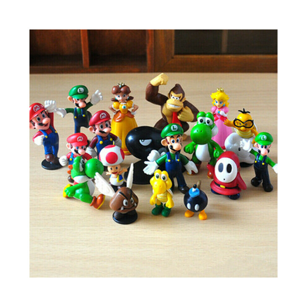 18Pcs Super Mario mini Figure Cute Toys doll Action figures Gift on OnBuy