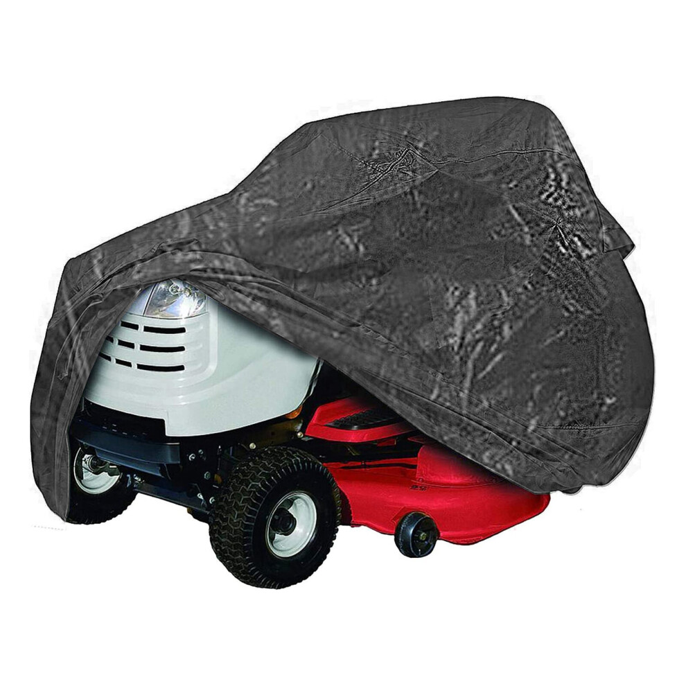 Waterproof Outdoor Lawn Tractor Cover (Drawstring Tie with Eyelets)
