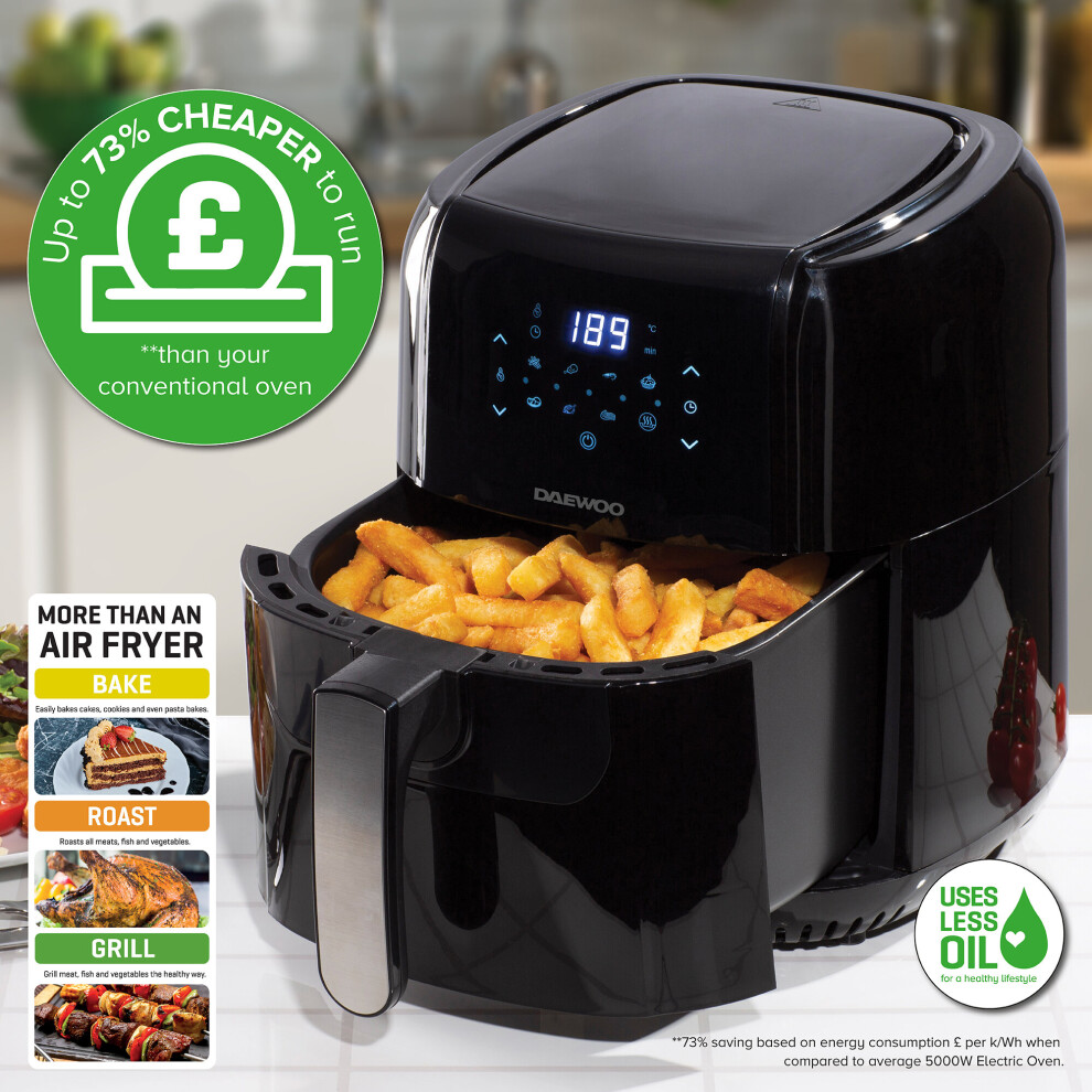 DAEWOO HEALTHY LIVING 5.5L DIGITAL AIR FRYER