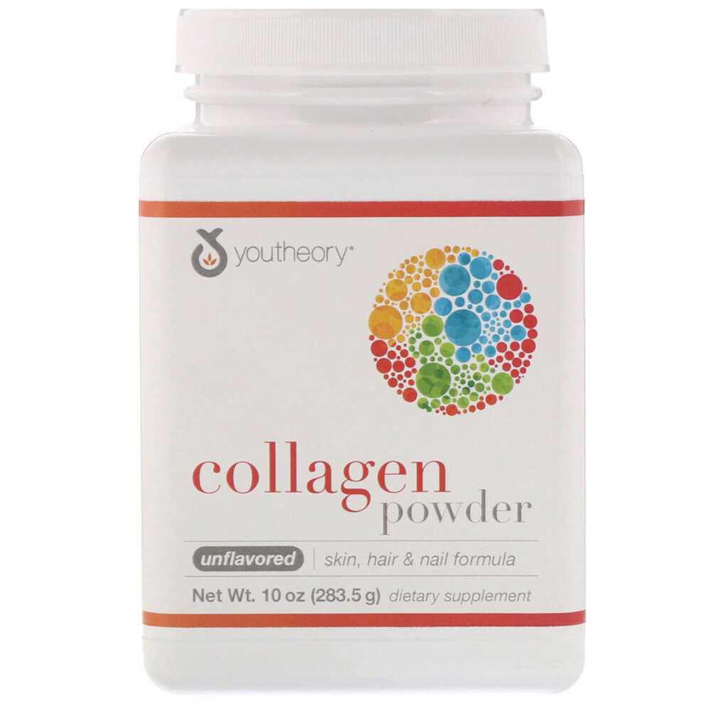 Youtheory , Collagen Powder, Unflavored, 10 Oz (283.5 G)