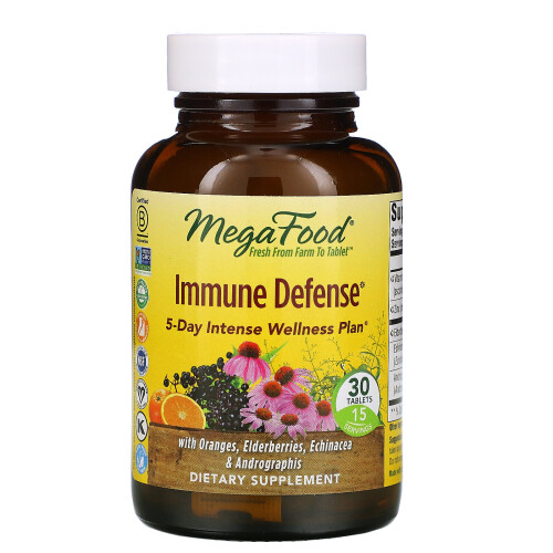 MegaFood, Immune Defense, 30 Tablets
