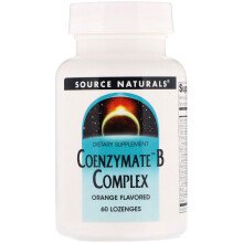 Source Naturals, Complexe B Coenzymé, Orange, 60 Pastilles