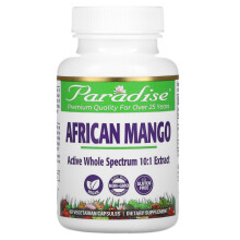 Paradise Herbs, Afrikanischer Mango-Extrakt, 60 Vegetarische Kapseln