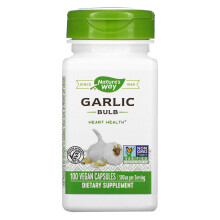Nature's Way, Knoblauchknolle, 580 mg, 100 vegane Kapseln