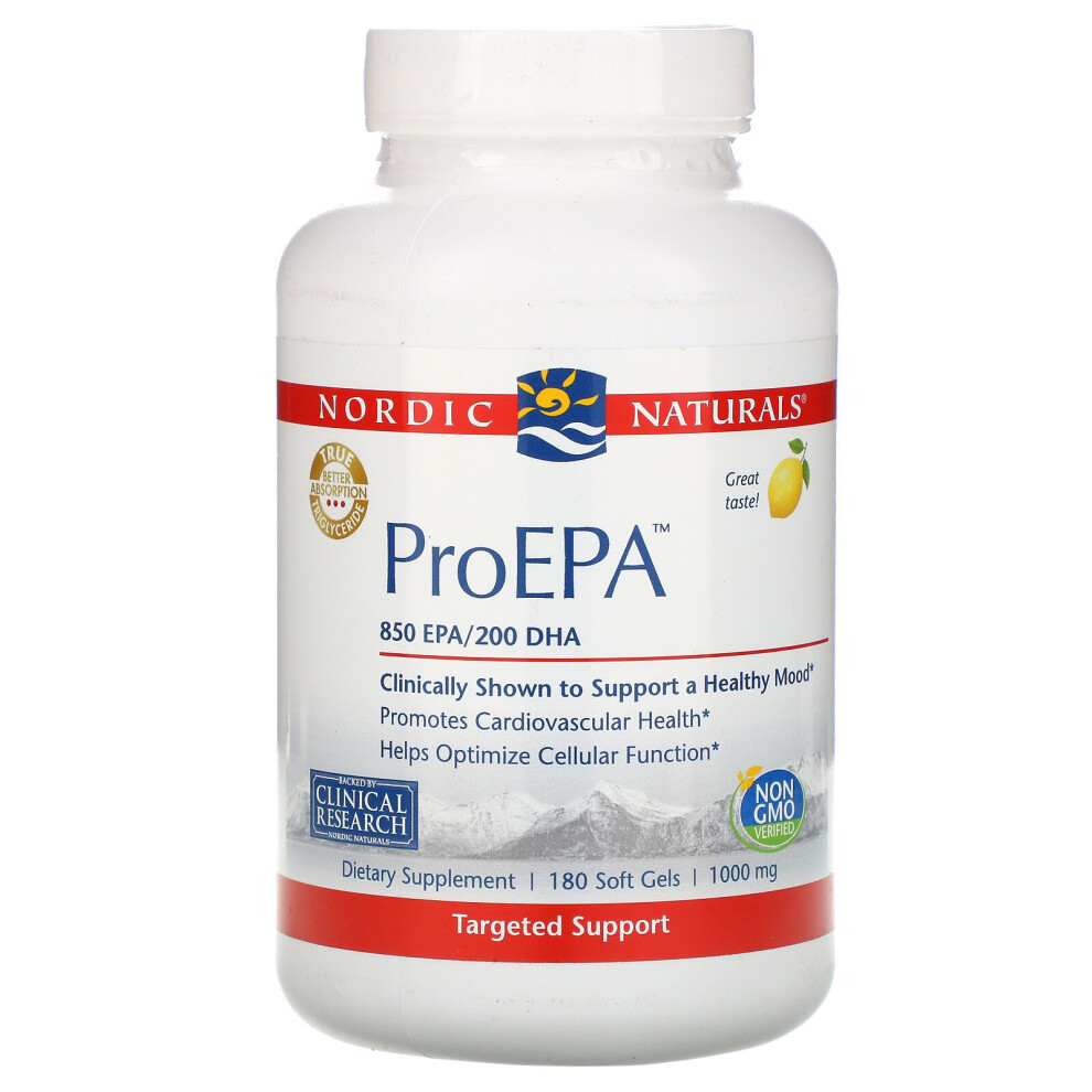 Nordic Naturals , Proepa, Lemon 1,000 Mg, 180 Softgels