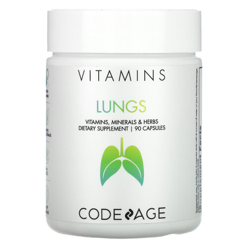 Codeage, Vitamines pour Poumons +, 90 Gélules
