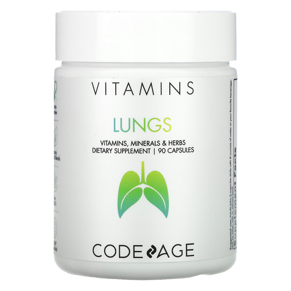 Codeage , Vitamins, Lungs, 90 Capsules