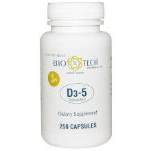 Bio Tech Pharmacal, D3-5 Cholecalciferol, 250 Capsules