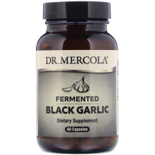 Dr. Mercola, Fermentierter schwarzer Knoblauch, 60 Kapseln