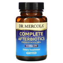 Dr. Mercola, Afterbiotiques Complets, 18 Milliards d'UFC, 30 Gélules