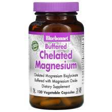 Bluebonnet Nutrition, Gepuffertes Chelatiertes Magnesium, 120 Gemüsekapseln