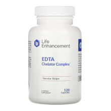 Life Enhancement, Complexe Chélateur EDTA, 120 Capsules Végétariennes