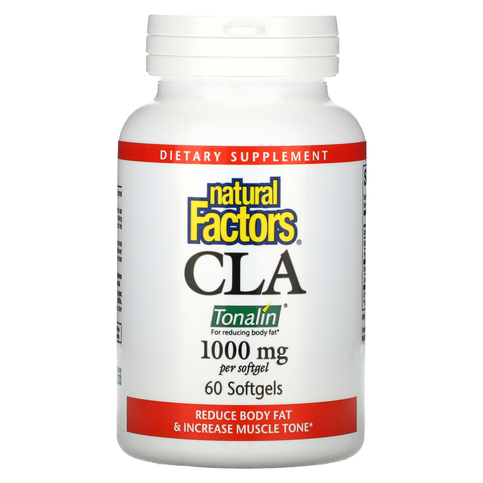 Natural Factors , Cla, 1,000 Mg, 60 Softgels