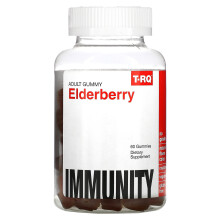 T-RQ, Holunderbeere, Immunität, Zitronen-Himbeere, 60 Gummis