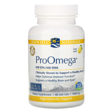 Nordic Naturals, ProOmega, Lemon, 1,000 mg, 60 Soft Gels