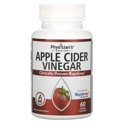 Physician's Choice, Apple Cider Vinegar, 60 Veggie Capsules 2
