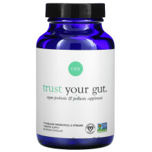 Ora, Trust Your Gut, Probiotique & Prébiotique Essentiel Quotidien, 16 Milliards, 60 Gélules