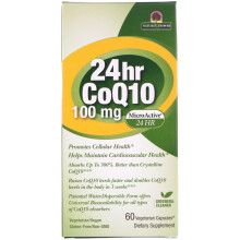 Genceutic Naturals, 24h CoQ10, 100 mg, 60 Vegetarische Kapseln