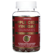 Havasu Nutrition, Gommes de Vinaigre de Cidre de Pomme, Pomme Naturelle, 60 Gommes