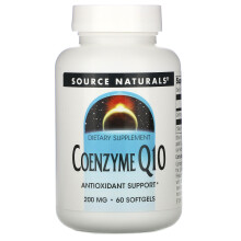 Source Naturals, Coenzym Q10, 200 mg, 60 Softgels
