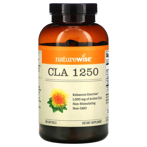 NatureWise, CLA 1250, 1.000 mg, 180 Softgels