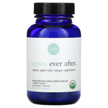 Ora, Appley Ever After, Comprimés de Vinaigre de Cidre de Pomme, 500 mg, 60 Comprimés