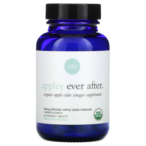 Ora, Appley Ever After, Apfelessig Tabletten, 500 mg, 60 Tabletten