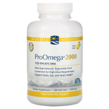 Nordic Naturals, ProOmega 2000, Zitrone, 1.250 mg, 120 Weichkapseln