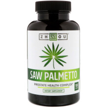 Zhou Nutrition, Saw Palmetto, Prostate Health Complex, 100 Capsules