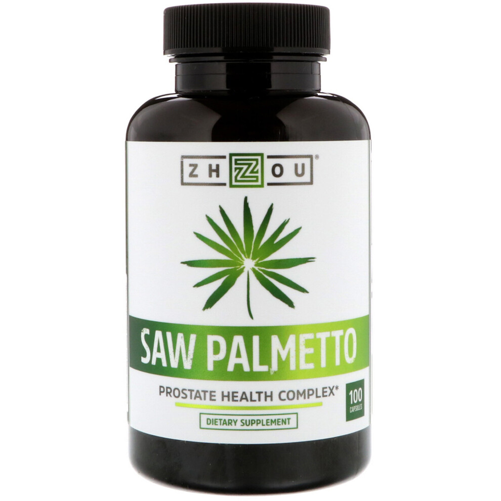 Zhou Nutrition , Saw Palmetto, Prostate Health Complex, 100 Capsules