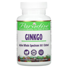 Paradise Herbs, Ginkgo, Extra Stärke, 120 mg, 120 vegetarische Kapseln